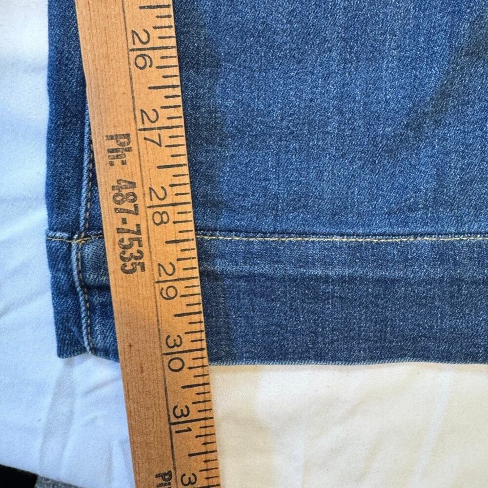 KUT from the Kloth Meg High Rise Wide Leg Jeans Women's 12 Blue Stretch - Picture 6 of 13